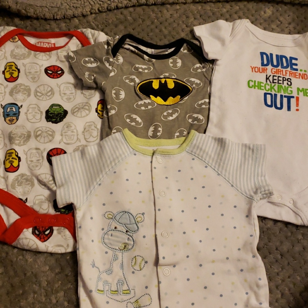 3-6 boys bodysuits